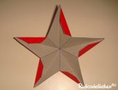 Звезда из бумаги своими руками - 3 варианта как сделать звезду пошагово ...
