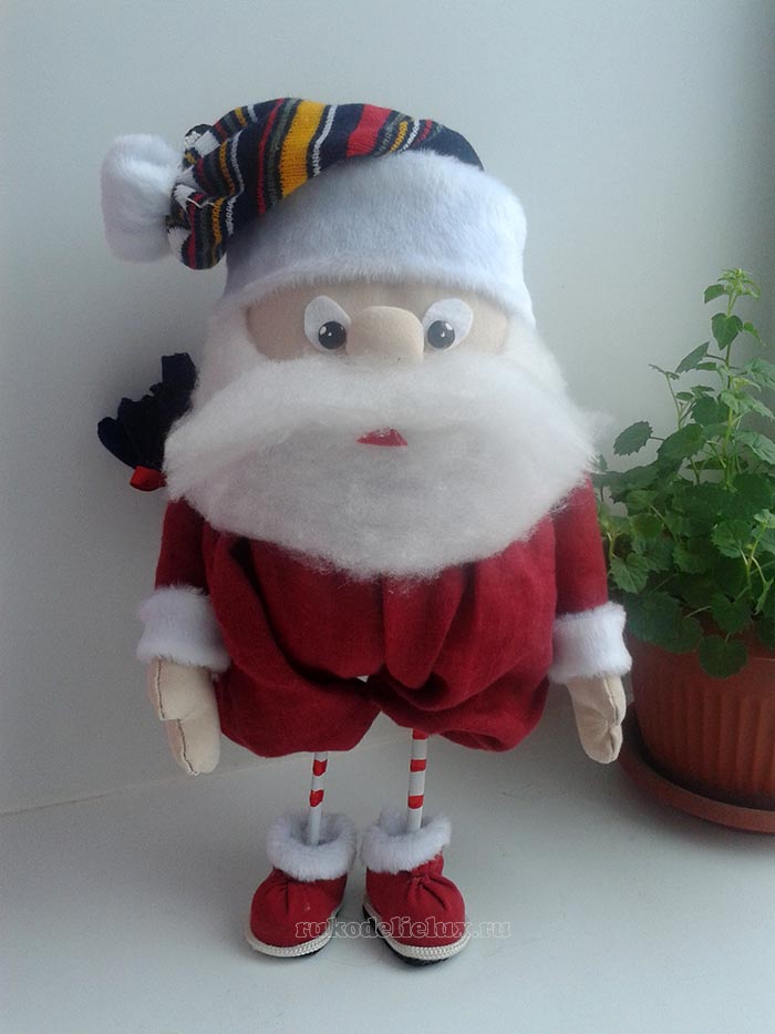 Дед Мороз своими руками - 8 красивых и легких идей, как сделать (пошаговые фото)