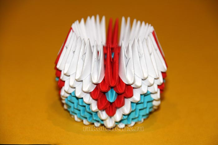 Пасхальное оригами: подставки для яиц