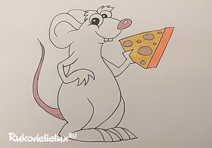 Как нарисовать мышку и крысу