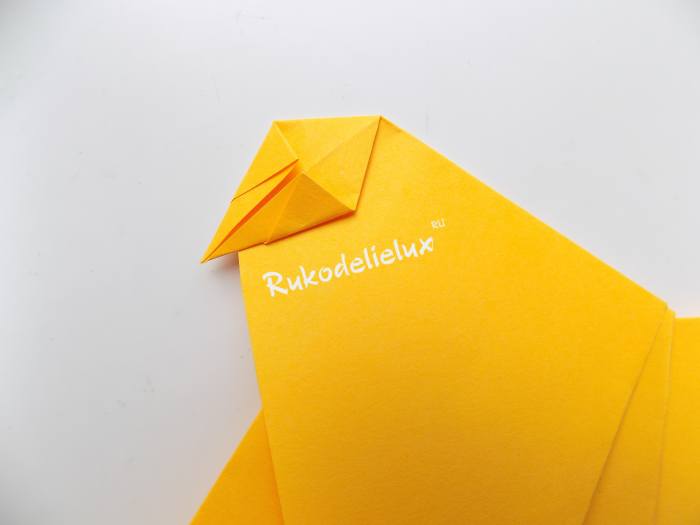 оригами из цветной бумаги