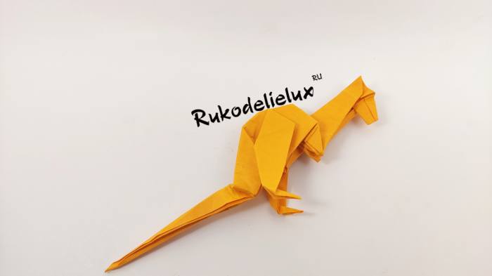 бумажный кенгуру оригами фото 22