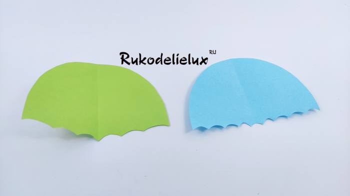 разноцветные зонтики фото 8 аппликация из бумаги