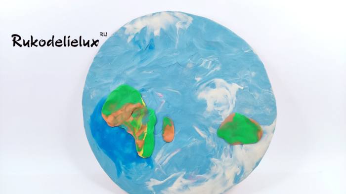 объекты география пластилинография фото 6 планета земля