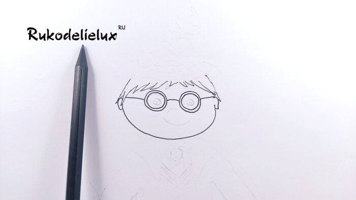 Гарри Поттер карандашами фото 3