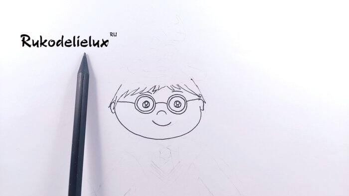 Гарри Поттер карандашами фото 4
