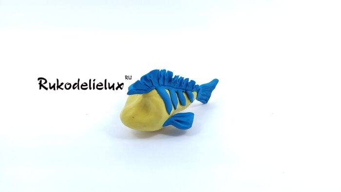 5 фото рыбка флаундер из пластилина