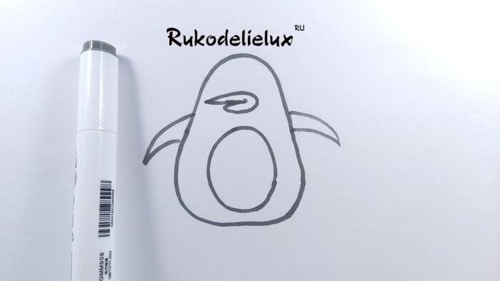 как нарисовать пингвиненка фото 29