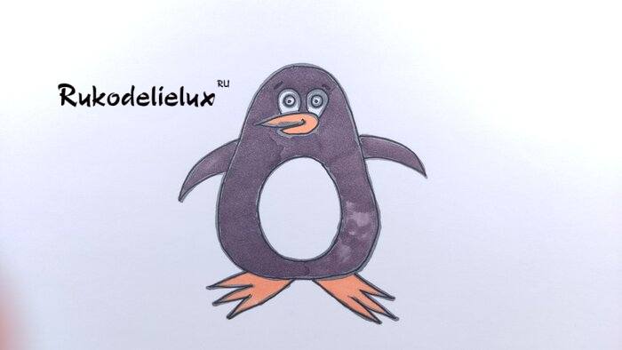 как нарисовать пингвиненка фото 32