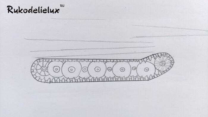 нарисовать танк тигр фото 19