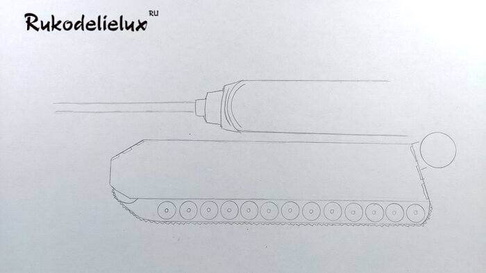 рисование танка маус фото 38