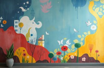 Художественная роспись стен: как превратить плоскую поверхность в живую историю