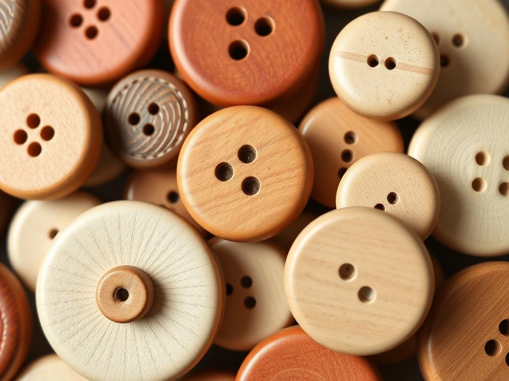 Деревянные пуговицы: тепло в каждой петле